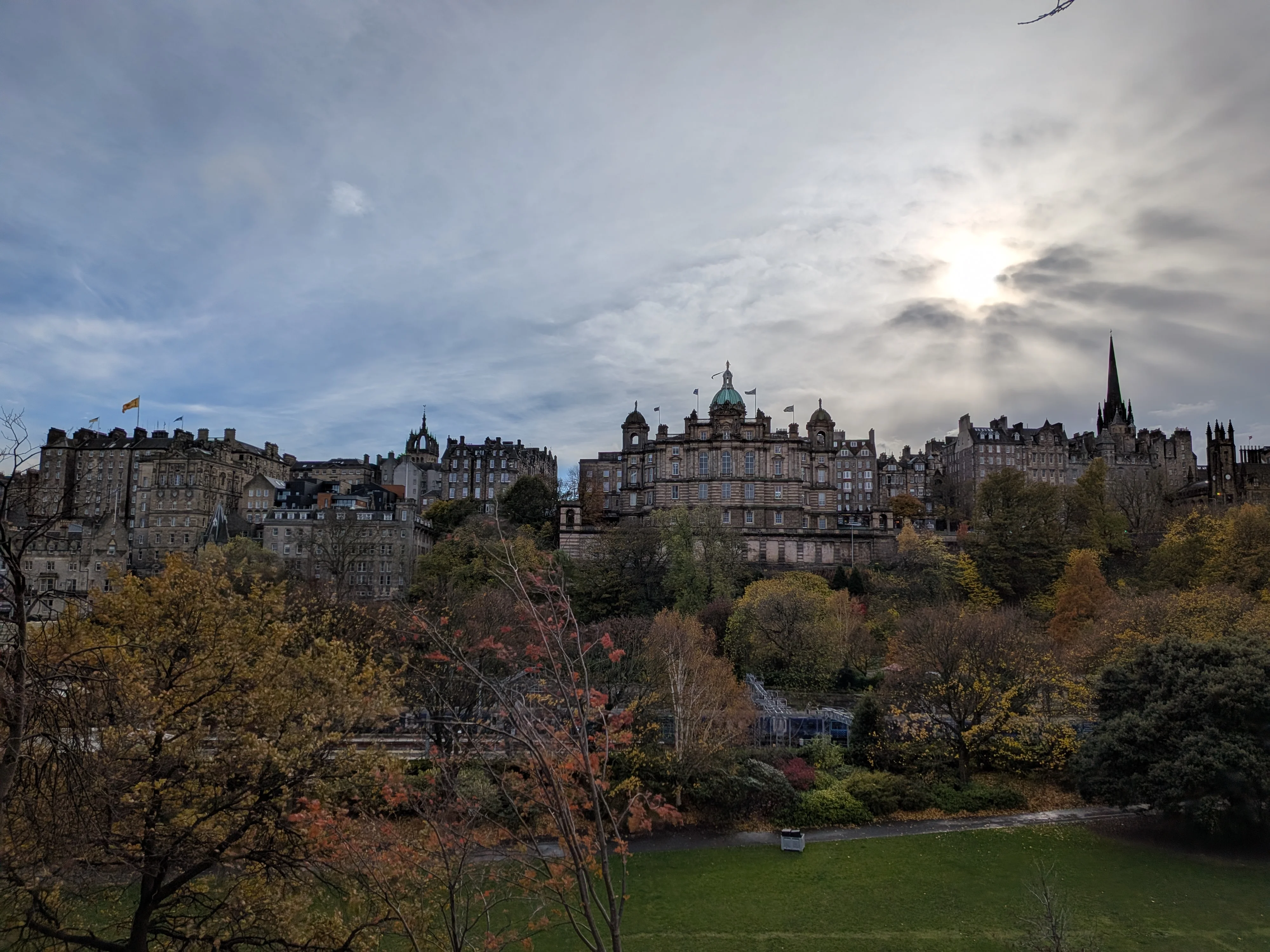 Old Town skyline from Princes Street Gardens, Edinburgh